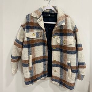 Zara Wool Brown/Navy Jacket